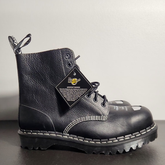 Dr.martens Pascal Bex Exposed Steel Toe Boots Men Size 11 - Picture 3 of 11